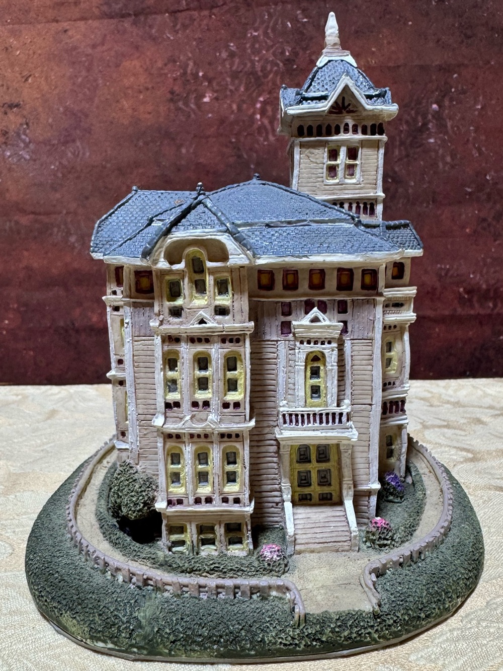Victorian Mansion Nagunya Miniature House An Original Work of Art 7”
